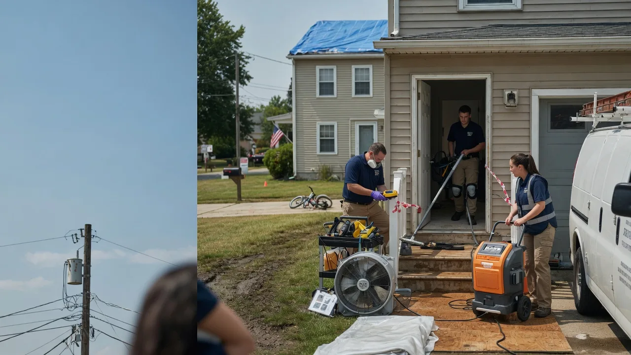 Water Damage Repair in Kieler, WI near me